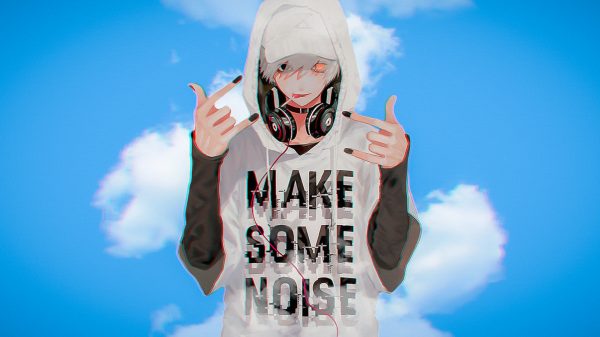 Dubstep, anime, anime boys Anime Girls 4K