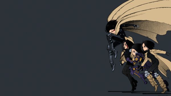 Alita, cyborg, short hair Anime Girls 4K