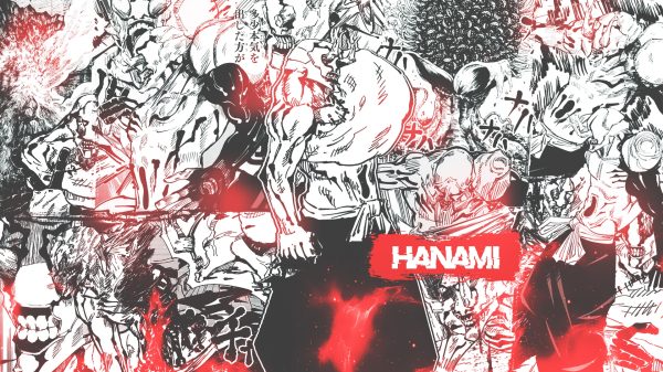 Manga, Jujutsu Kaisen, anime creatures Jujutsu Kaisen 4K