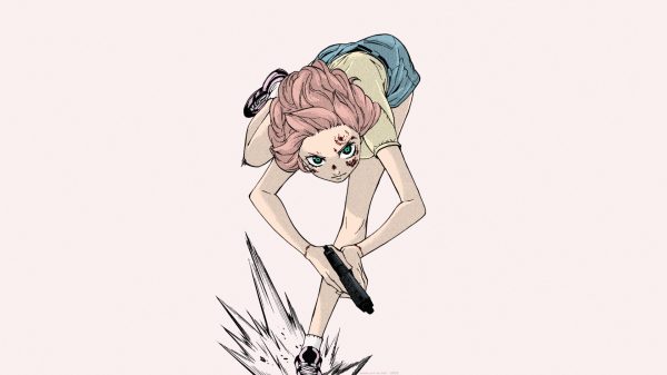 Violence Action, Kei Kikuno, Renji Asai Anime Girls 4K