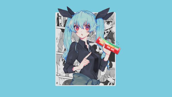 Anime, anime girls, Girls und Panzer Anime Girls 4K