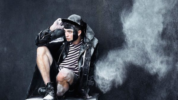Men, striped clothing, model Charme 4K