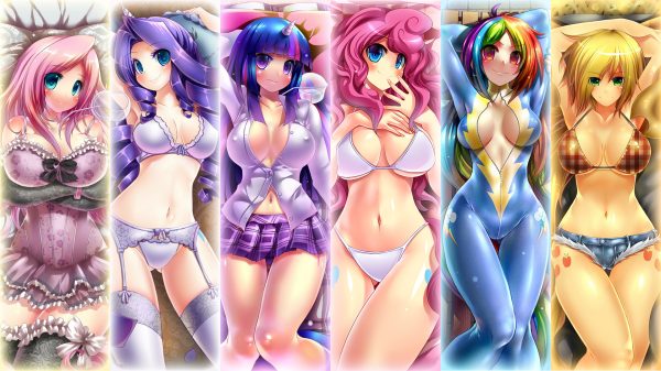 My Little Pony, dakimakura, Fluttershy Manga 4K