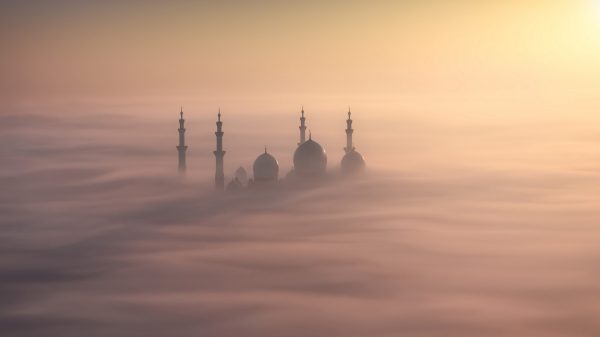 Nature, landscape, mist Anime 4K