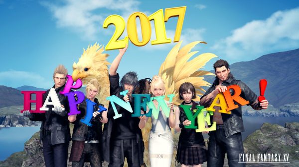 New Year, 2017 (Year), Final Fantasy XV Video Game Characters 4K