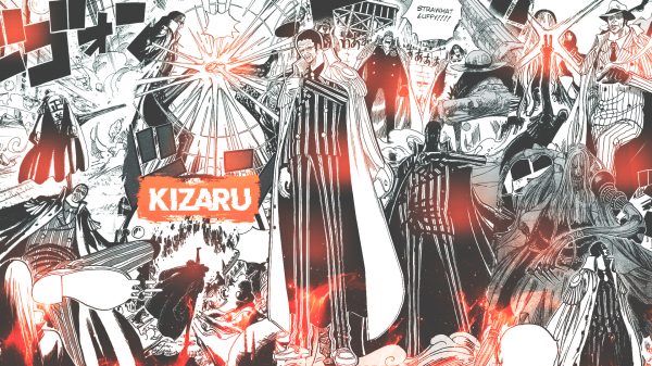 One Piece, collage, Borsalino kizaru One Piece 4K