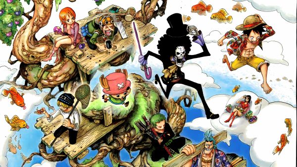 Straw Hat Pirates, Nami (One Piece), Usopp Manga 4K