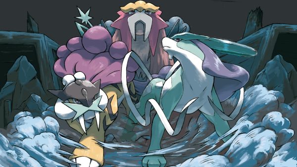Pokémon, Legendary beasts, Raikou Manga 4K