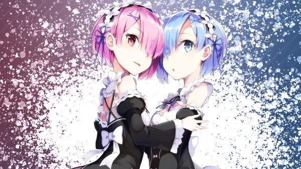 Re:Zero Kara Hajimeru Isekai Seikatsu, Ram (Re:Zero), anime girls Manga 4K