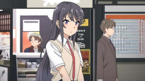 Sakurajima Mai, Seishun Buta Yarō wa Bunny Girl-senpai no Yume wo Minai, anime Anime 4K