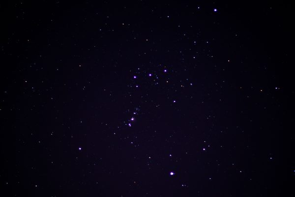Serene night sky featuring sparkling star constellations over Hưng Yên, Vietnam. Espace 4K