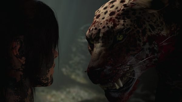 Shadow of the Tomb Raider, Lara Croft (Tomb Raider), leopard Video Game Characters 4K