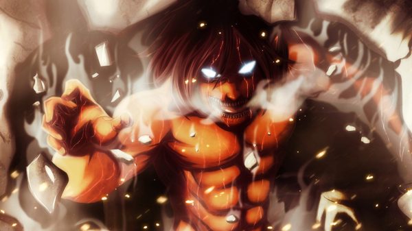 Shingeki no Kyojin, Eren Jeager, anime Anime 4K