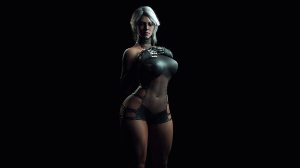 SMC-69, Cirilla Fiona Elen Riannon, The Witcher Simple Background 4K
