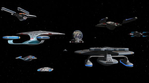 Star Trek, spaceship, space Geek 4K