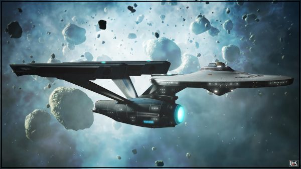 Star Trek, USS Enterprise (spaceship), USS Enterprise NCC-1701 Geek 4K