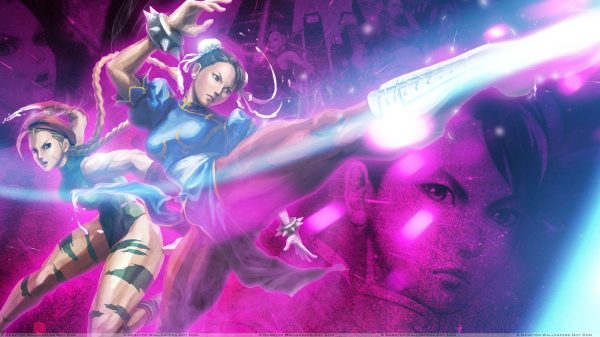 Street Fighter, Chun-Li, Cammy White Video Game Art 4K