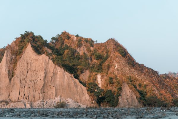 Stunning view of mountain formations in Botolan, Central Luzon, Philippines, at sunset. Nature 4K