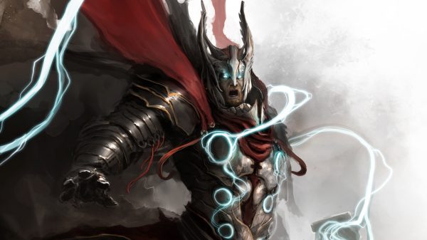 The Avengers, fantasy art, Thor Geek 4K