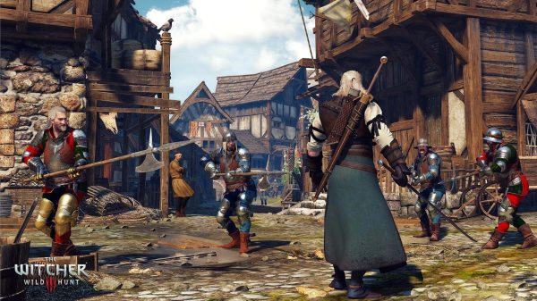 Novigrad, white hair, CD Projekt RED Video Game Characters 4K