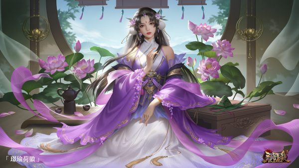 Three Kingdoms, video game characters, video game girls Video Game Art 4K