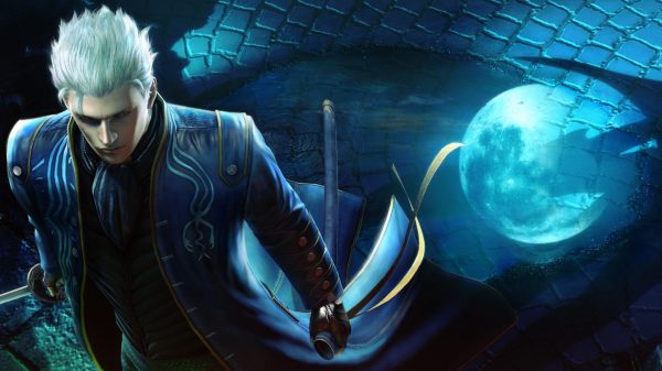 Vergil (Devil May Cry), video games, cyan Video Game Characters 4K