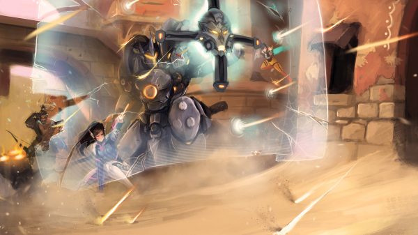 Video games, Overwatch, Reinhardt (Overwatch) Gaming 4K