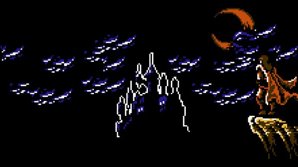 Video games, retro games, Castlevania Video Game Art 4K