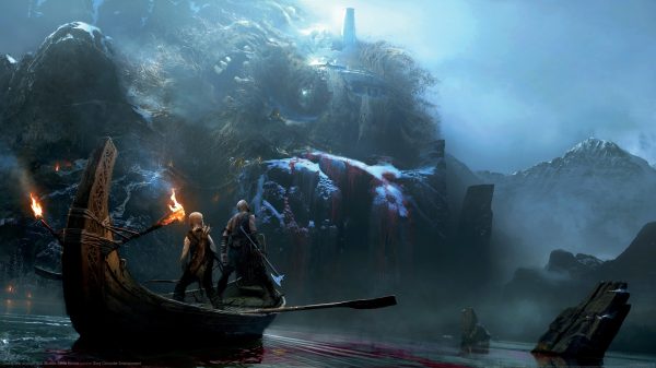Video games, video game art, God of War Video Game Art 4K