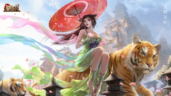 Three Kingdoms, video game characters, video game girls Video Game Art 4K