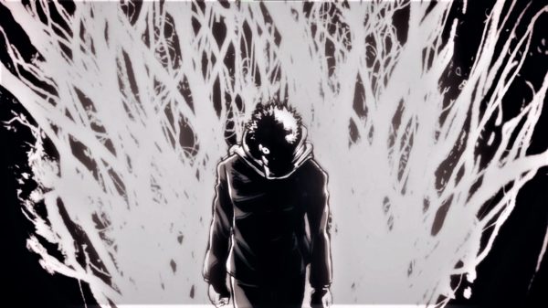 Jujutsu Kaisen, Yuji Itadori, monochrome Jujutsu Kaisen 4K