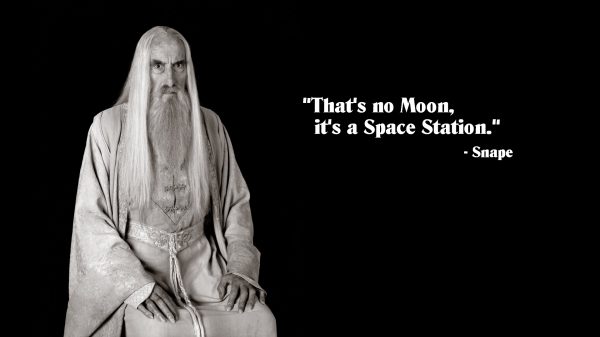 Humor, Saruman, Severus Snape Geek 4K
