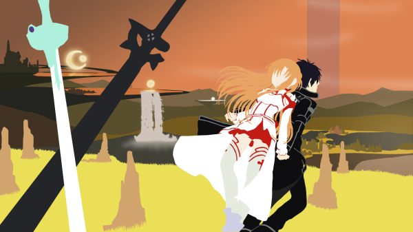 Anime, anime boys, sword Anime Girls 4K