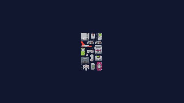 Video game art, minimalism, retro games Video Games 4K