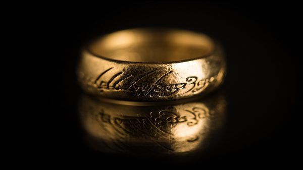 The Lord of the Rings, rings, reflection Geek 4K