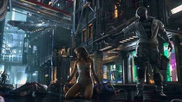 Cyberpunk 2077, artwork, science fiction Cyberpunk 2077 4K