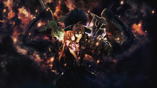 Anime boys, anime girls, redhead Anime Girls 4K