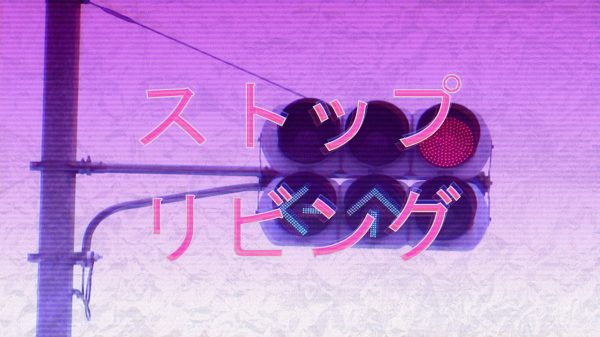 Pink, Japanese, vaporwave Manga 4K