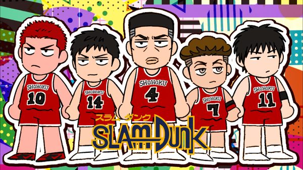 Slam Dunk (anime), basketball, comic art Manga 4K