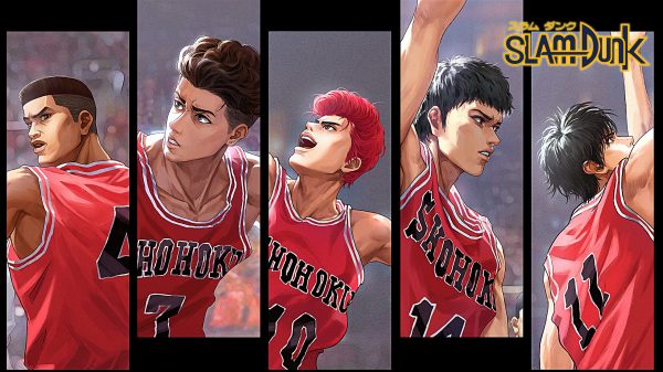 Slam Dunk (anime), basketball, comic art Manga 4K