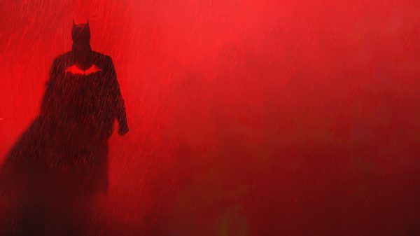 Batman, red, movies Simple Background 4K