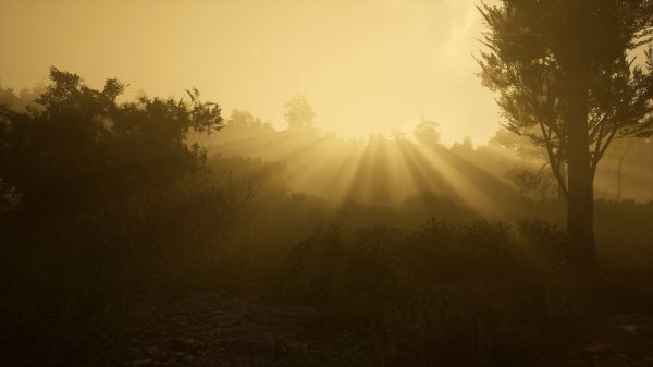 Video game art, digital art, landscape Video Game Art 4K