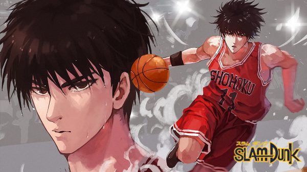 Slam Dunk (anime), basketball, comic art Manga 4K
