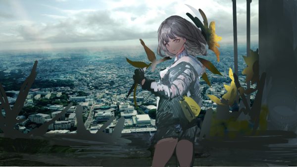 Anime, anime girls, digital art Anime Girls 4K