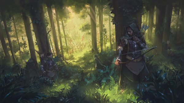 Nikolay Timofeev, drawing, archer Geek 4K