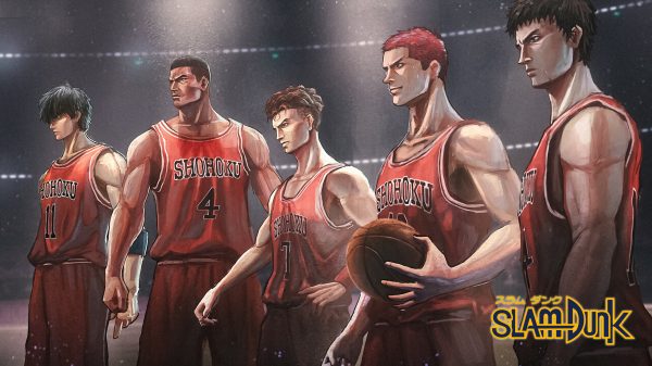 Slam Dunk (anime), basketball, comic art Manga 4K