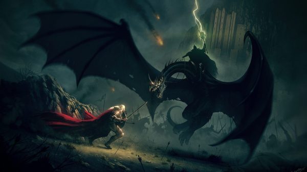 J. R. R. Tolkien, fantasy art, The Lord of the Rings Geek 4K
