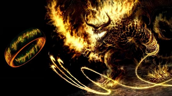 The Lord of the Rings, Balrog, rings Geek 4K