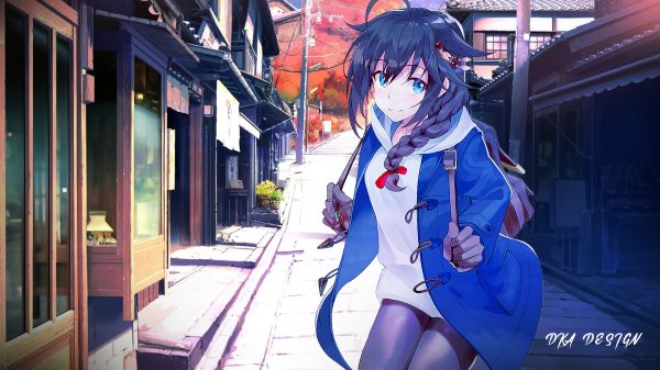 Anime girls, digital art, manga Anime Girls 4K