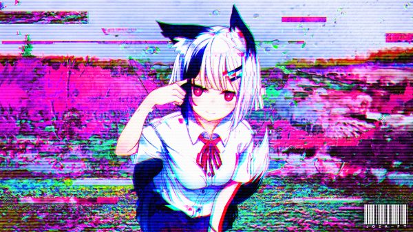 Anime, anime girls, cat girl Anime Girls 4K